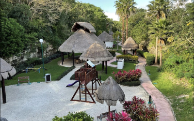 #106 Puerto Morelos - Regatta 3 BD 4 BA Condo - community space, playground, and lounge area