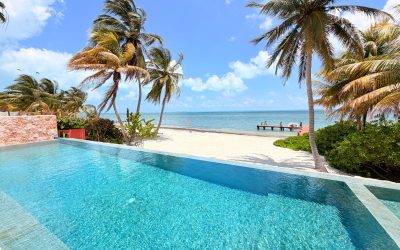 #20 Mistral Costa Mujeres - Luxury Waterfront Condo pool and beach view