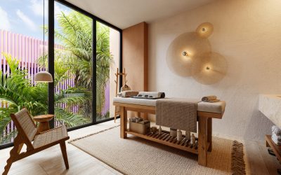 #20 Mistral Costa Mujeres - Luxury Waterfront Condo spa massage table