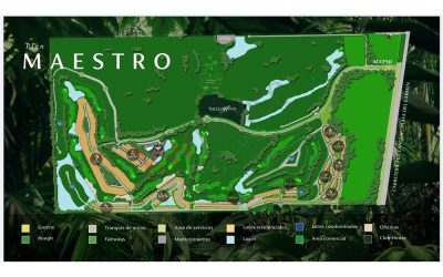 #22 Cancun Country Club - lot for sale - master plan of the development