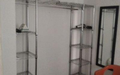 #39 Puerto Morelos - Villas la Playa, Ground floor apartment bedroom closet storage organizer