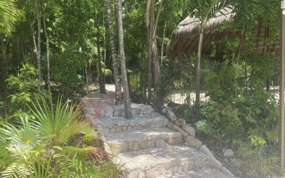 #4 Aldea Ha - 3 BD 4.5 BA Home - pathway through nature