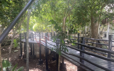 #4 Aldea Ha - 3 BD 4.5 BA Home with community elevated walkway through nature