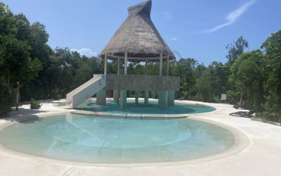 #4 Aldea Ha - 3 BD 4.5 BA Home with plenty of shaded area in the pool as well as a shallow area for children or sunbathing