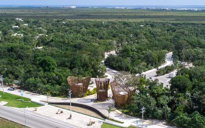 #40 Puerto Morelos - Aldea Umm entrance entrada