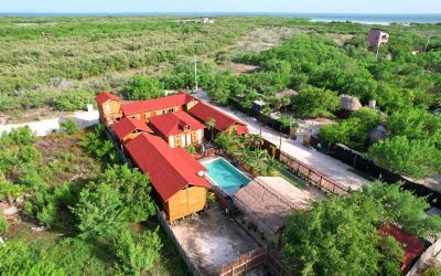 Botique Hotel Holbox aerial view