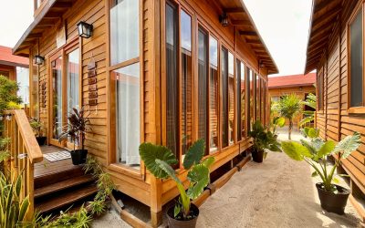 Botique Hotel Holbox guest cottages provide privacy and plenty of light with multiple windows